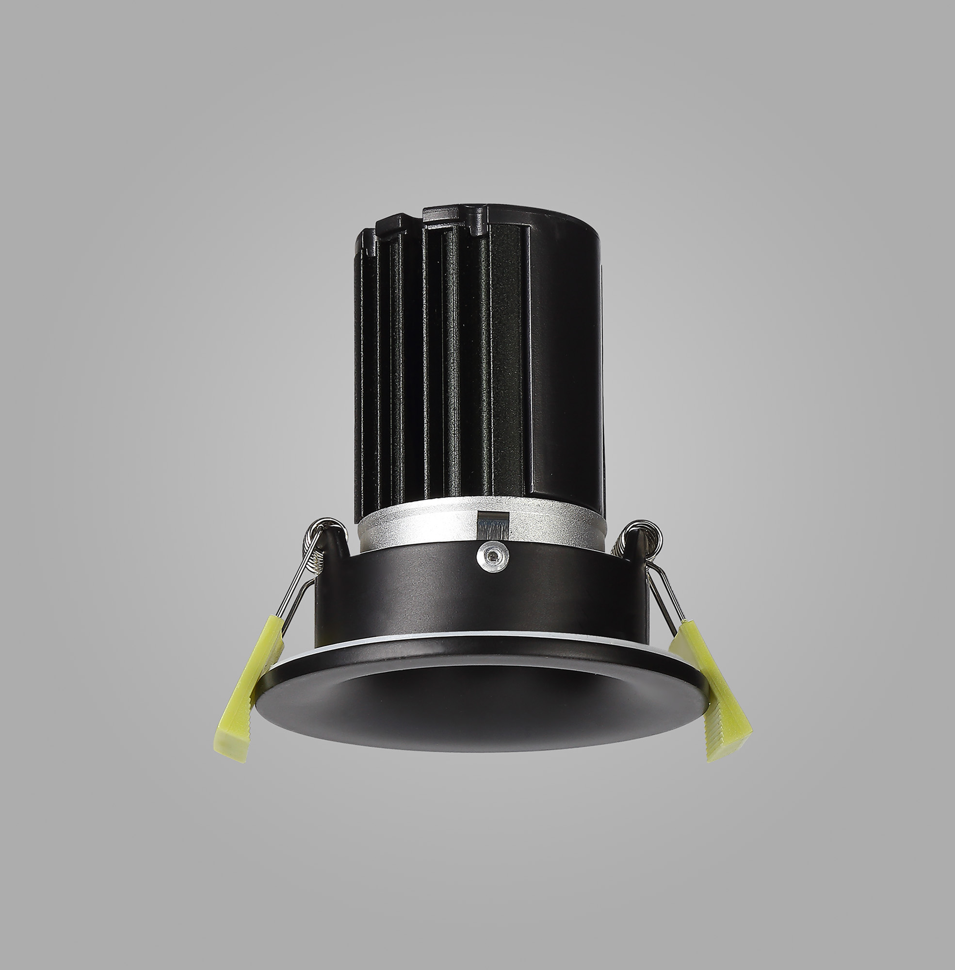 Bruve 10 Tridonic Powered 10W 2700K 750lm 12° CRI>90 LED Engine Matt Black Fixed Round Recessed Downlight, Inner Glass cover, IP65 DM200764  Dlux Bruve 10 IP65